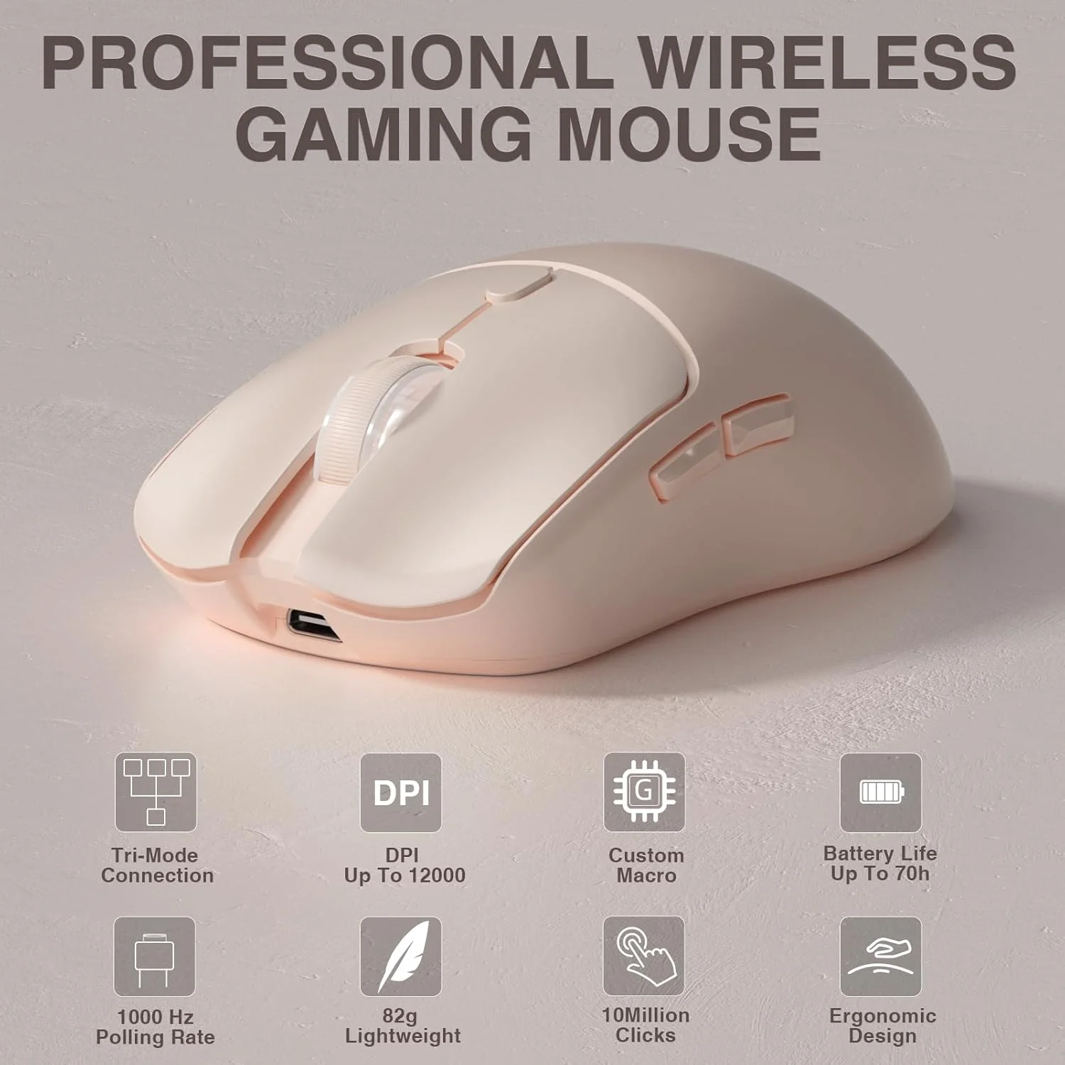 Esports Gaming - AULA SC580X Tri-mode draadloze gamingmuis 12000