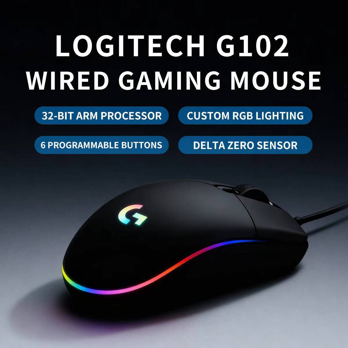 Logitech G102 Bedrade Gamingmu - Esports Gaming Tournaments recensie en prijs