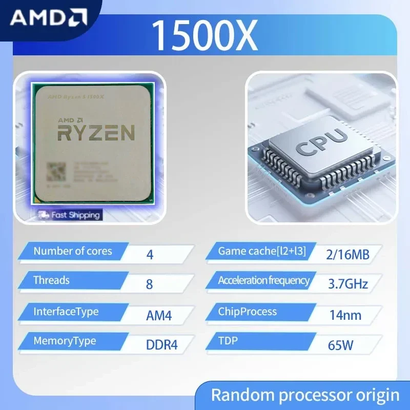 AMD Ryzen 5 1500X AMD R 5 1500 - Amd Cpu Ryzen 5 recensie en prijs