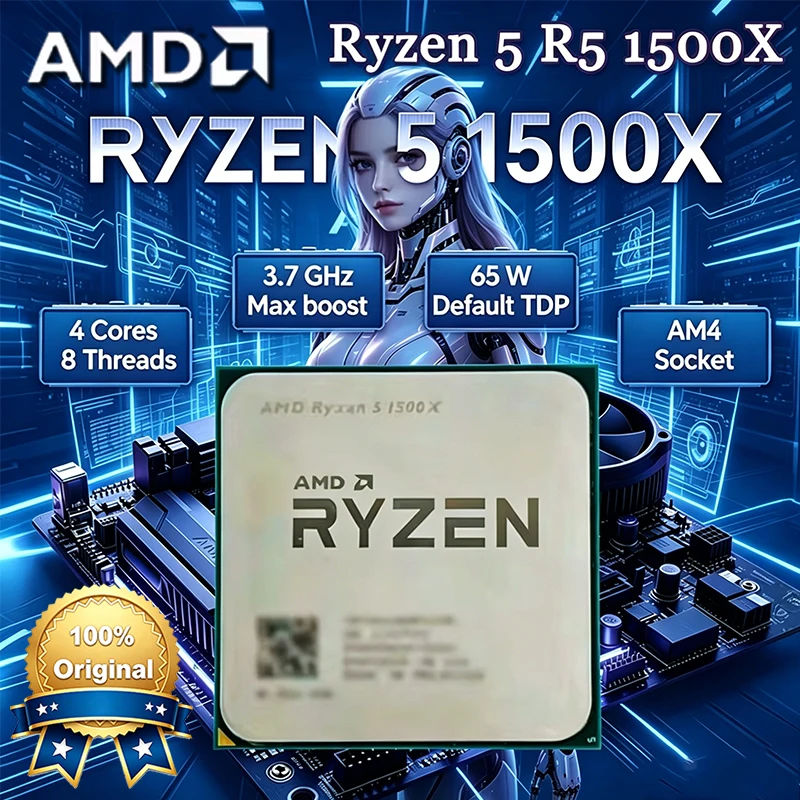 AMD Ryzen 5 1500X AMD R 5 1500 - Amd Cpu Ryzen 5 recensie en prijs
