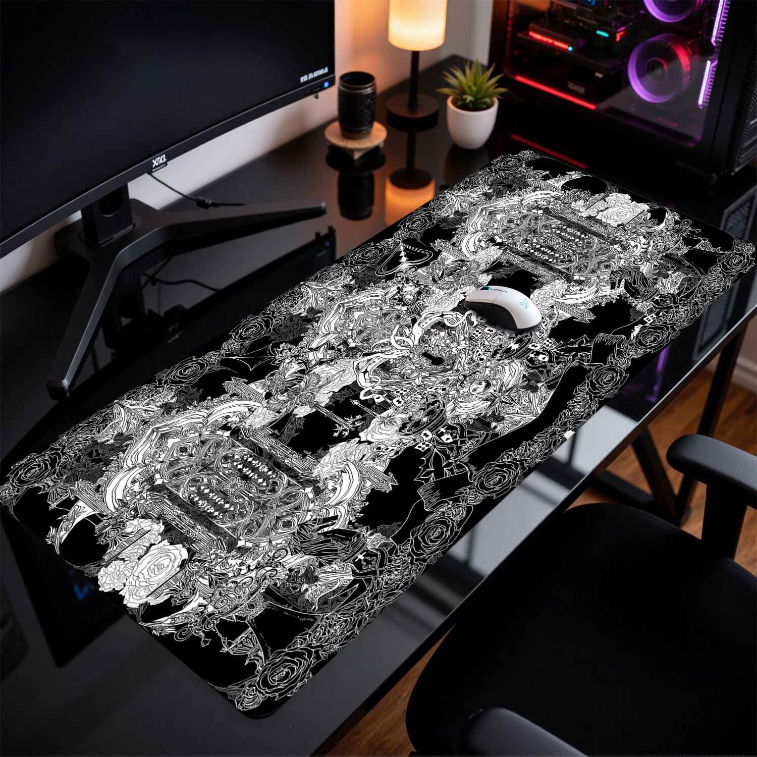 Divine Realm Gotische Gebouw M - Esports Gaming Desk recensie en prijs