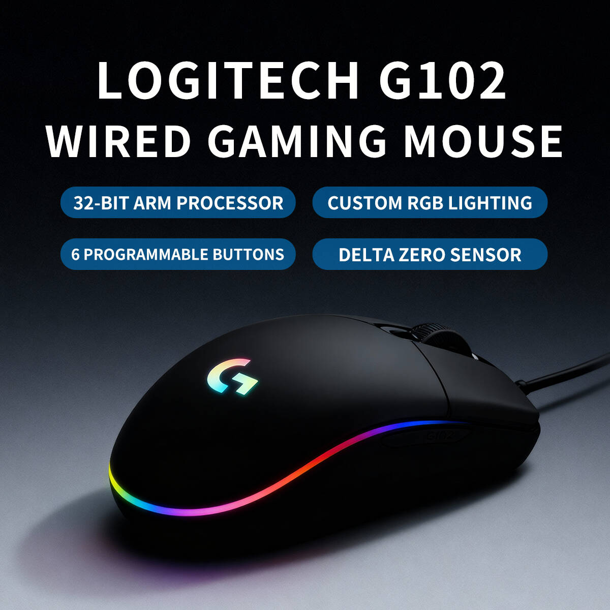 Logitech G102 Bedrade Gamingmu - Esports Gaming Tournaments recensie en prijs