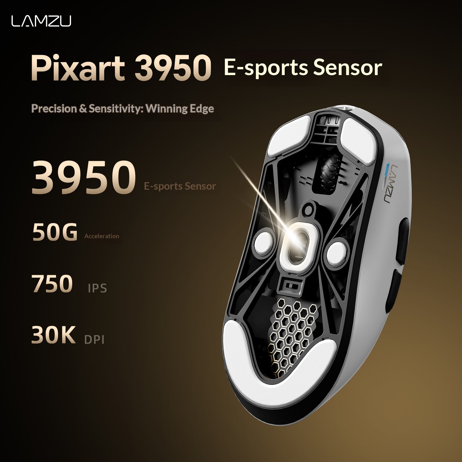 Lamzu Mayax 47g Ultralichte dr - Esports Gaming Tournaments recensie en prijs