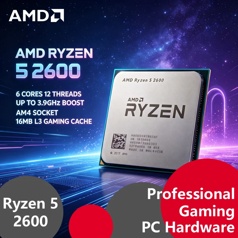 AMD Ryzen 5 2600 Tray CPU 6-co - Amd Cpu Ryzen 5 recensie en prijs